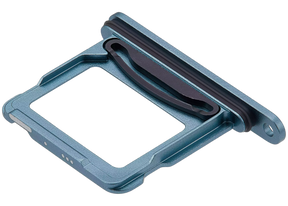 Dual Sim Card Tray Compatible For iPhone 16 / 16 Plus (Teal)
