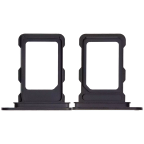 Single Sim Card Tray Compatible For iPhone 16 Pro / 16 Pro Max (Black Titanium)