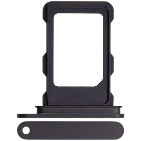 Single Sim Card Tray Compatible For iPhone 16 Pro / 16 Pro Max (Black Titanium)
