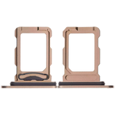 Dual Sim Card Tray Compatible For iPhone 16 Pro / 16 Pro Max (Desert Titanium)