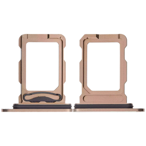 Dual Sim Card Tray Compatible For iPhone 16 Pro / 16 Pro Max (Desert Titanium)