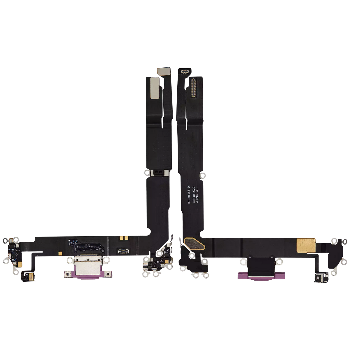 Charging Port Flex Cable Compatible For iPhone 16 Plus (Premium) (Pink)