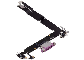 Charging Port Flex Cable Compatible For iPhone 16 Plus (Premium) (Pink)