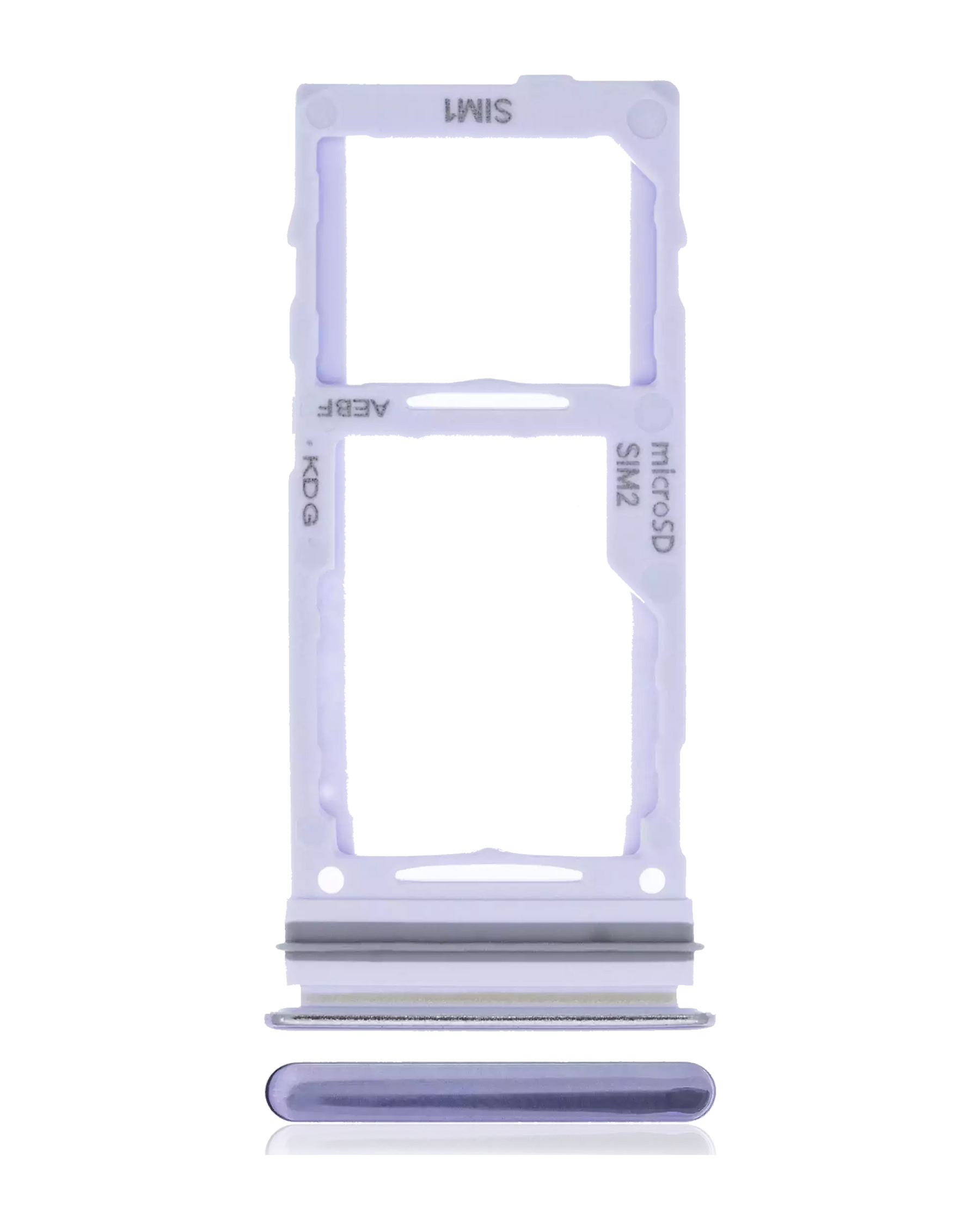 Dual Sim Card Tray Replacement  Compatible For Samsung Galaxy A72 (A725 / 2021) (Awesome Violet)