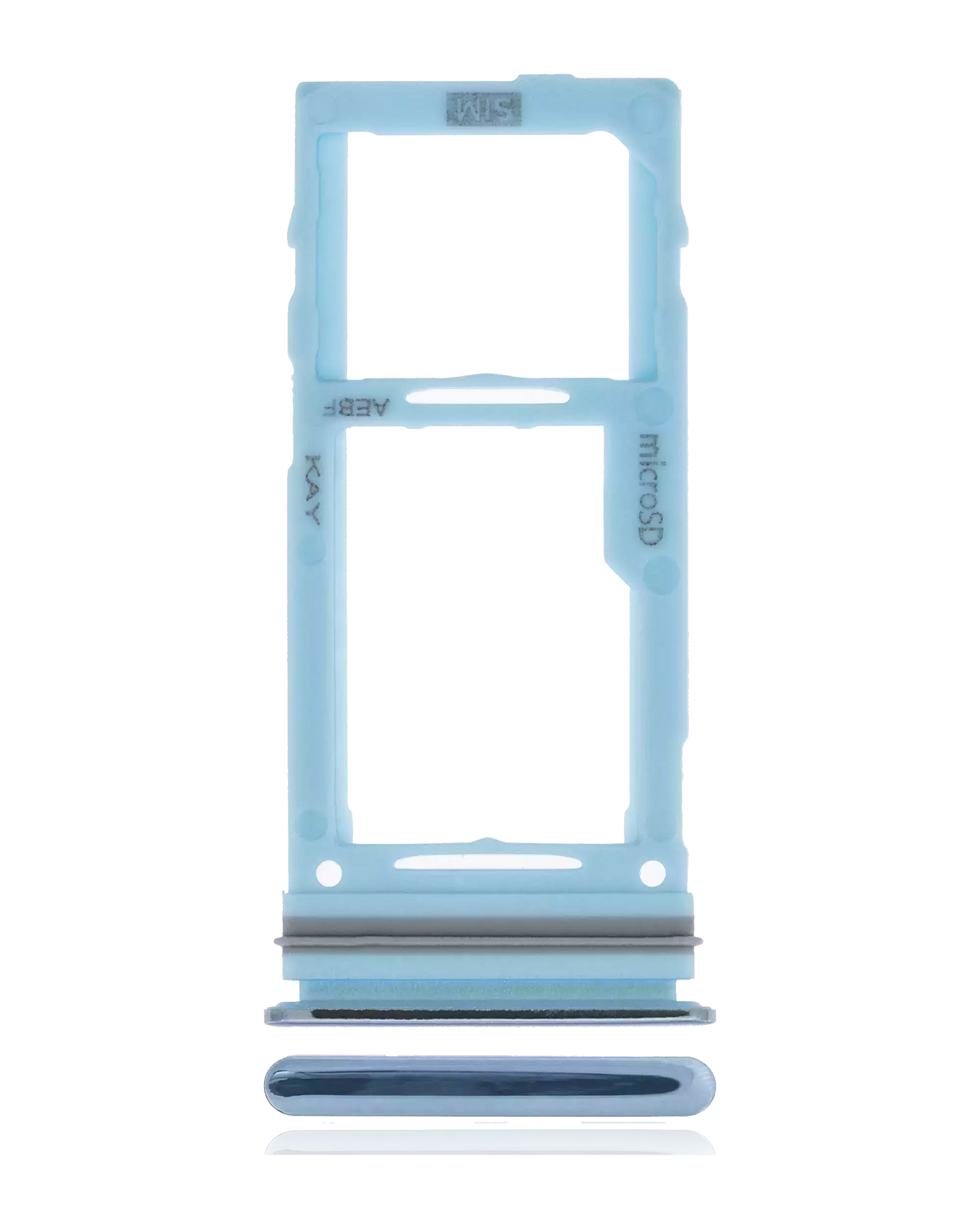 Single Sim Card Tray Compatible For Samsung Galaxy A72 Replacement (A725 / 2021) (Awesome Blue)