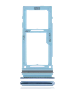 Single Sim Card Tray Compatible For Samsung Galaxy A72 Replacement (A725 / 2021) (Awesome Blue)
