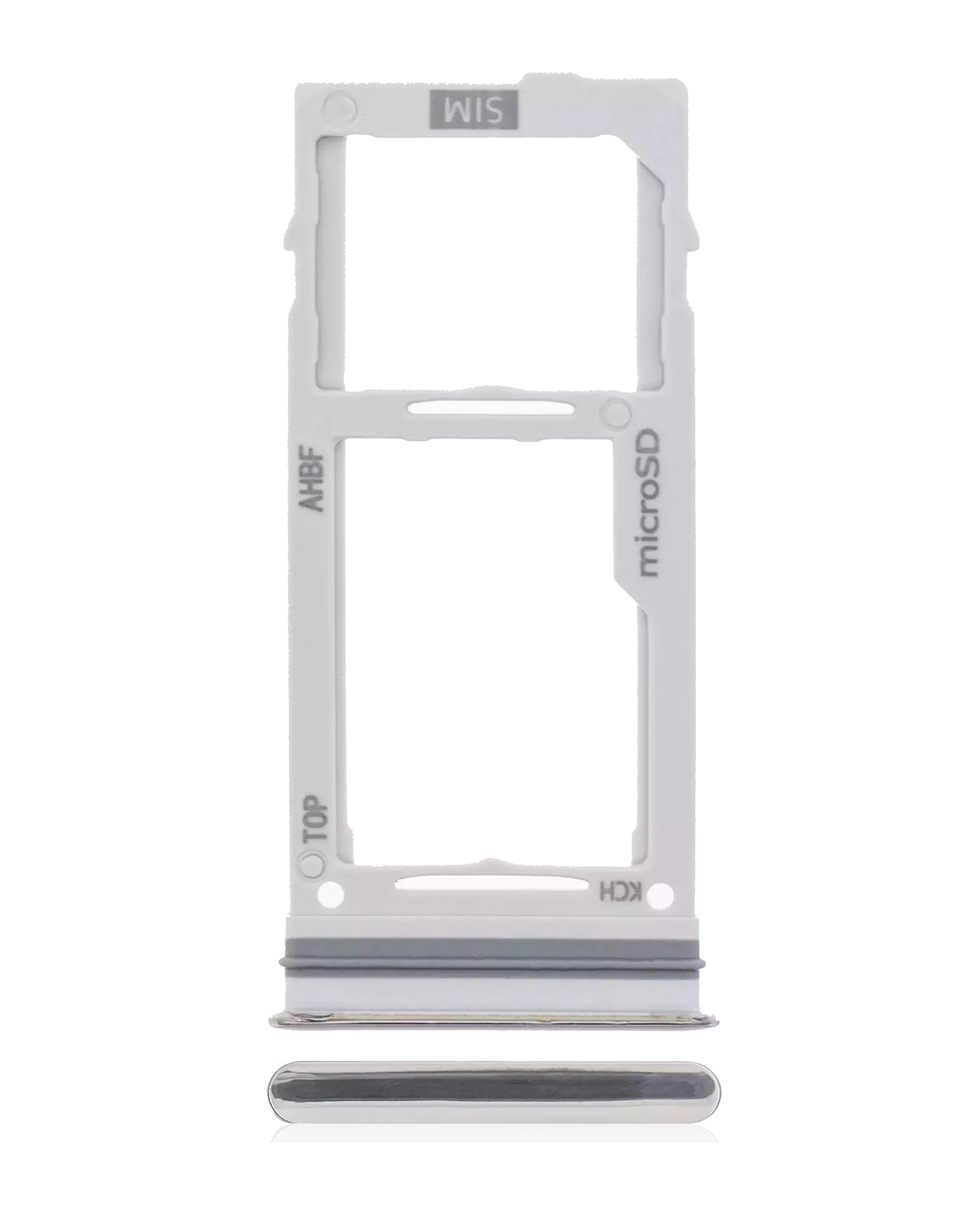 Single Sim Card Tray Replacement Compatible For Samsung Galaxy A72 (A725 / 2021) (Awesome White)