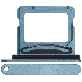 Dual Sim Card Tray Compatible For iPhone 16 / 16 Plus (Teal)