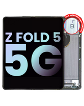 Replacement Inner OLED Assembly With Frame Compatible For Samsung Galaxy Z Fold 5 5G (US & International) (Service Pack) (Gray)