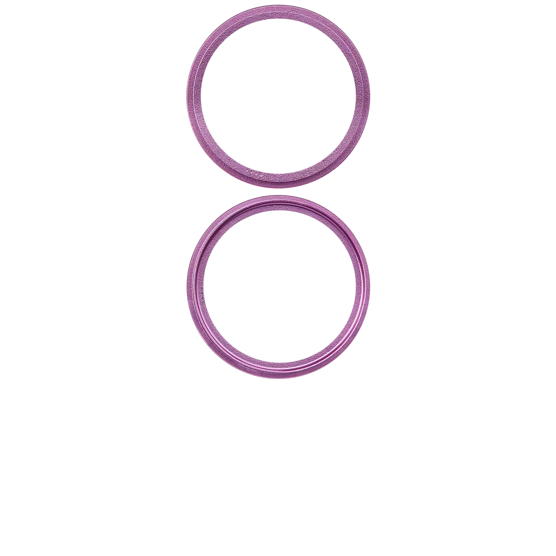 Back Camera Bezel Ring Only Compatible For iPhone 16 / 16 Plus (Pink) (2 Piece Set)