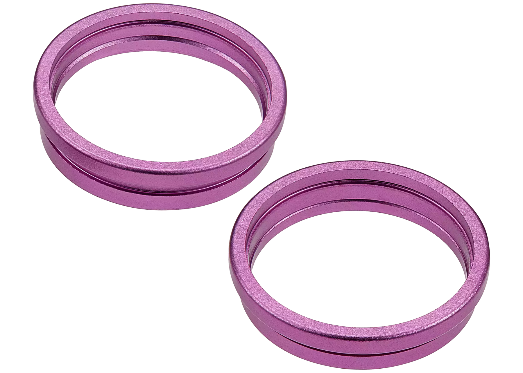 Back Camera Bezel Ring Only Compatible For iPhone 16 / 16 Plus (Pink) (2 Piece Set)