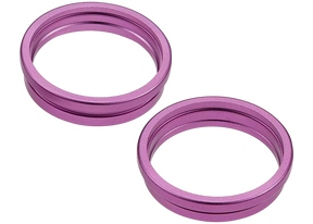 Back Camera Bezel Ring Only Compatible For iPhone 16 / 16 Plus (Pink) (2 Piece Set)