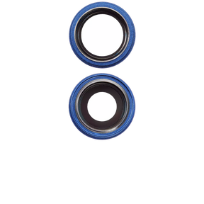 Back Camera Lens With Bracket & Bezel Compatible For iPhone 16 / 16 Plus (Ultramarine) (2 Piece Set) (Premium)