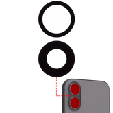 Back Camera Lens (Glass Only) With Adhesive Compatible For iPhone 16 / 16 Plus (2 Piece Set) (Aftermarket Plus) (10 Pack)