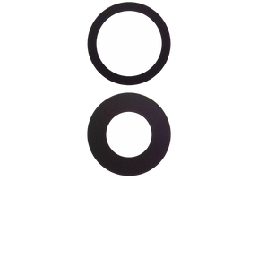 Back Camera Lens (Glass Only) With Adhesive For iPhone 16 / 16 Plus / 17 (2 Piece Set) (Aftermarket Plus)