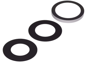 Back Camera Lens (Glass Only) With Adhesive Compatible For iPhone 16 Pro / 16 Pro Max (2 Piece Set) (Aftermarket Plus) (10 Pack)