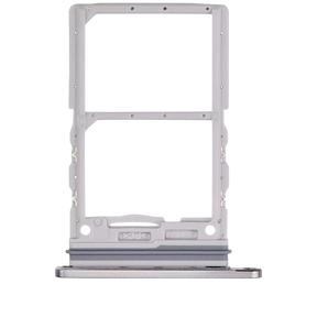 Replacement Dual Sim Card Tray Compatible For Samsung Galaxy Z Flip 6 (F741) (Premium) (Silver Shadow)