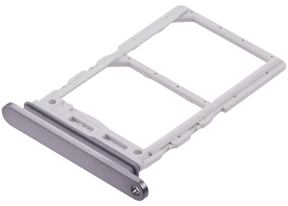 Replacement Dual Sim Card Tray Compatible For Samsung Galaxy Z Flip 6 (F741) (Premium) (Silver Shadow)