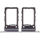 Single Sim Card Tray Replacement Compatible For Samsung Galaxy Z Flip 6 (F741) (Premium) (White)