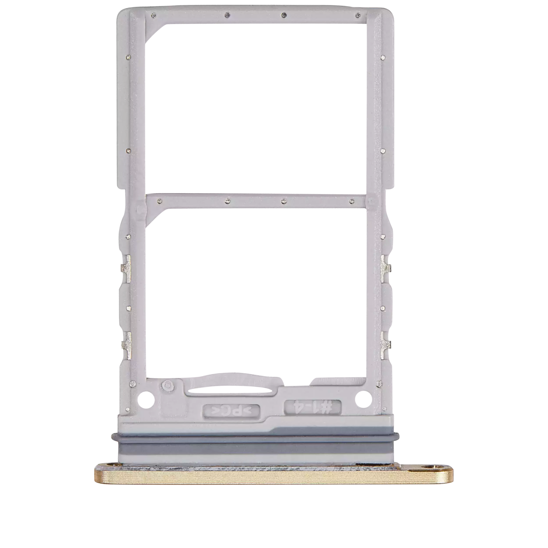 Dual Sim Card Tray Compatible For Samsung Galaxy Z Flip 6 Replacement (F741) (Premium) (Yellow)