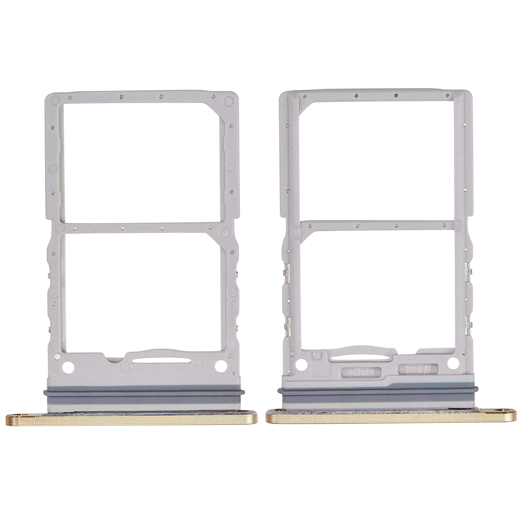 Dual Sim Card Tray Compatible For Samsung Galaxy Z Flip 6 Replacement (F741) (Premium) (Yellow)