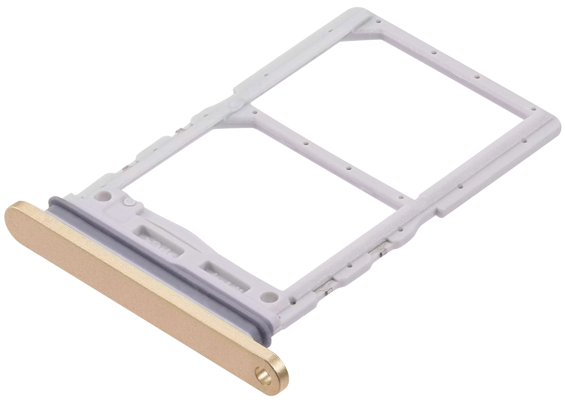 Dual Sim Card Tray Compatible For Samsung Galaxy Z Flip 6 Replacement (F741) (Premium) (Yellow)