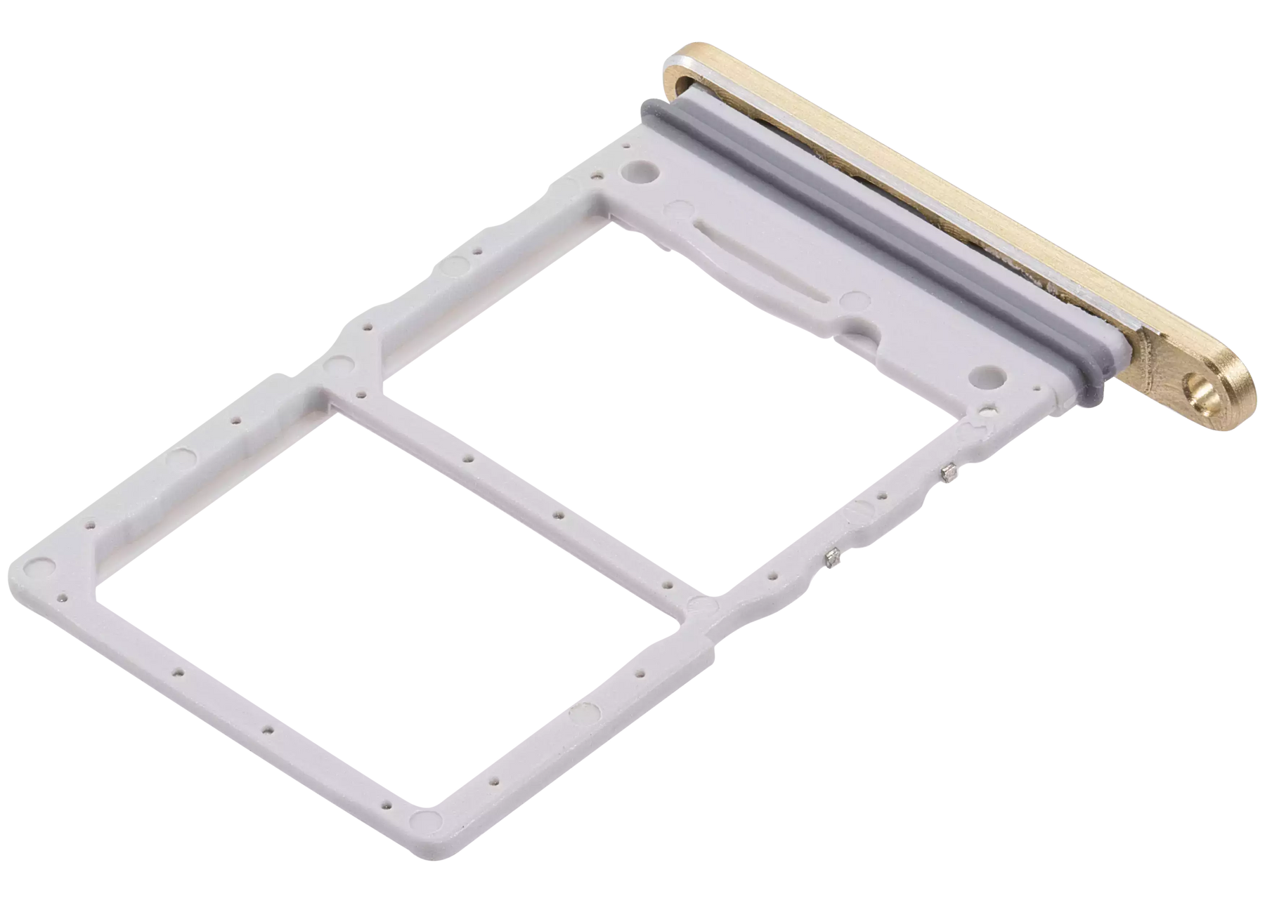 Dual Sim Card Tray Compatible For Samsung Galaxy Z Flip 6 Replacement (F741) (Premium) (Yellow)