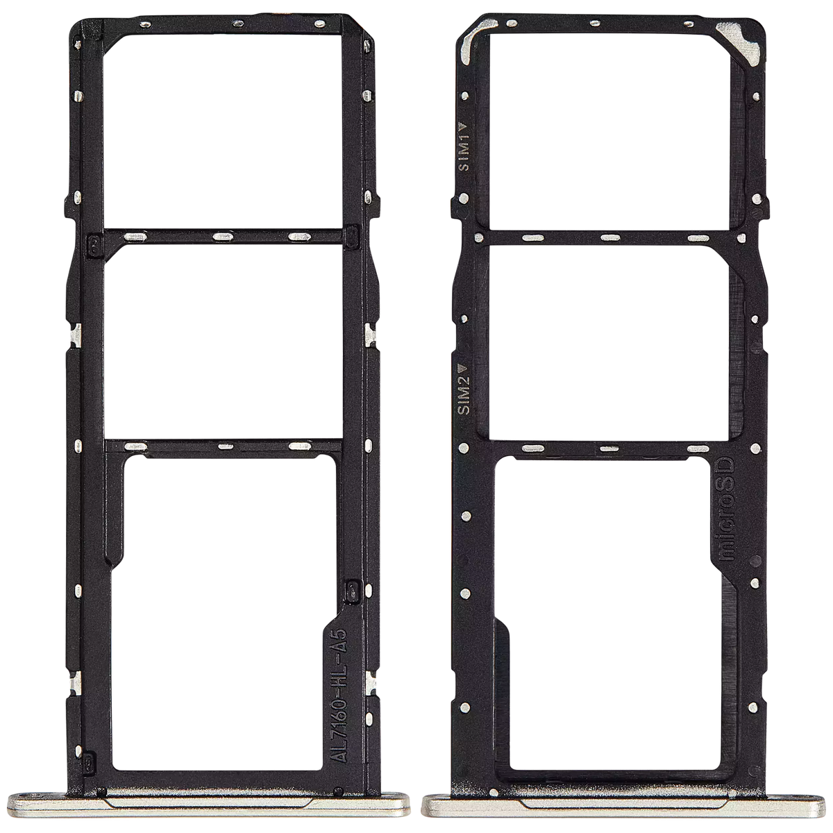 Dual Sim Card Tray Compatible For Samsung Galaxy A06 (A065 / 2024) (Premium) (Gold)