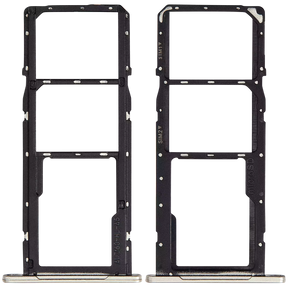 Dual Sim Card Tray Compatible For Samsung Galaxy A06 (A065 / 2024) (Premium) (Gold)