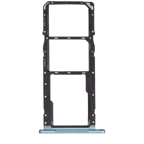 Dual Sim Card Tray Compatible For Samsung Galaxy A06 (A065 / 2024) (Premium) (Blue)
