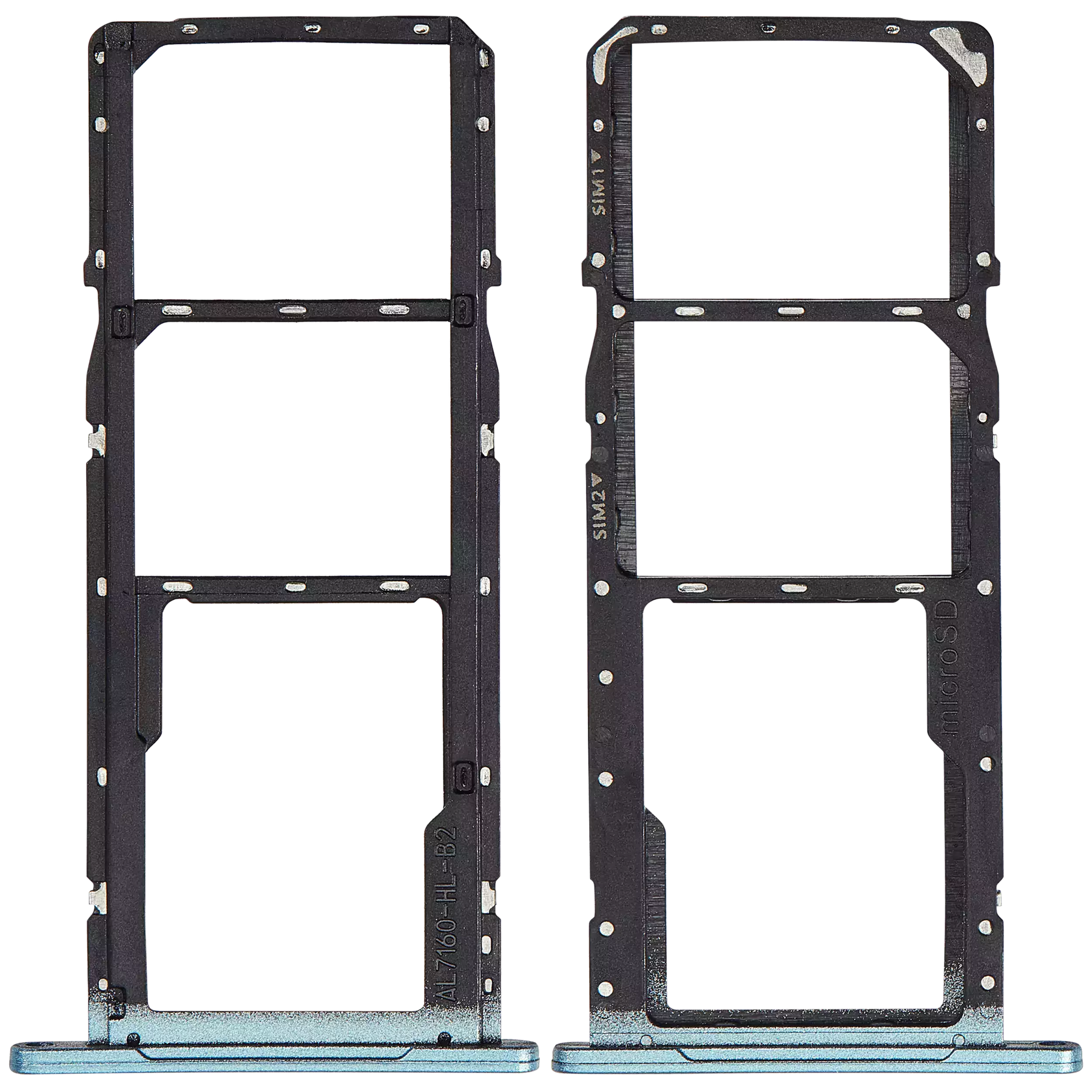 Dual Sim Card Tray Compatible For Samsung Galaxy A06 (A065 / 2024) (Premium) (Blue)