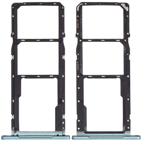 Dual Sim Card Tray Compatible For Samsung Galaxy A06 (A065 / 2024) (Premium) (Blue)