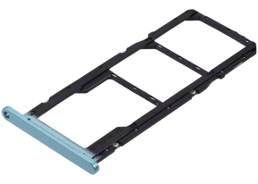Dual Sim Card Tray Compatible For Samsung Galaxy A06 (A065 / 2024) (Premium) (Blue)
