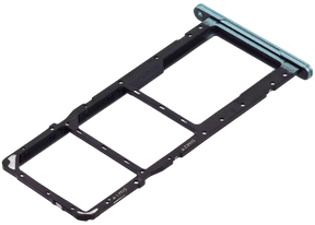 Dual Sim Card Tray Compatible For Samsung Galaxy A06 (A065 / 2024) (Premium) (Blue)