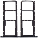 Dual Sim Card Tray Compatible For Samsung Galaxy A06 (A065 / 2024) (Premium) (Black)