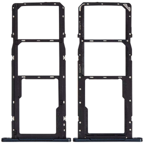 Dual Sim Card Tray Compatible For Samsung Galaxy A06 (A065 / 2024) (Premium) (Black)