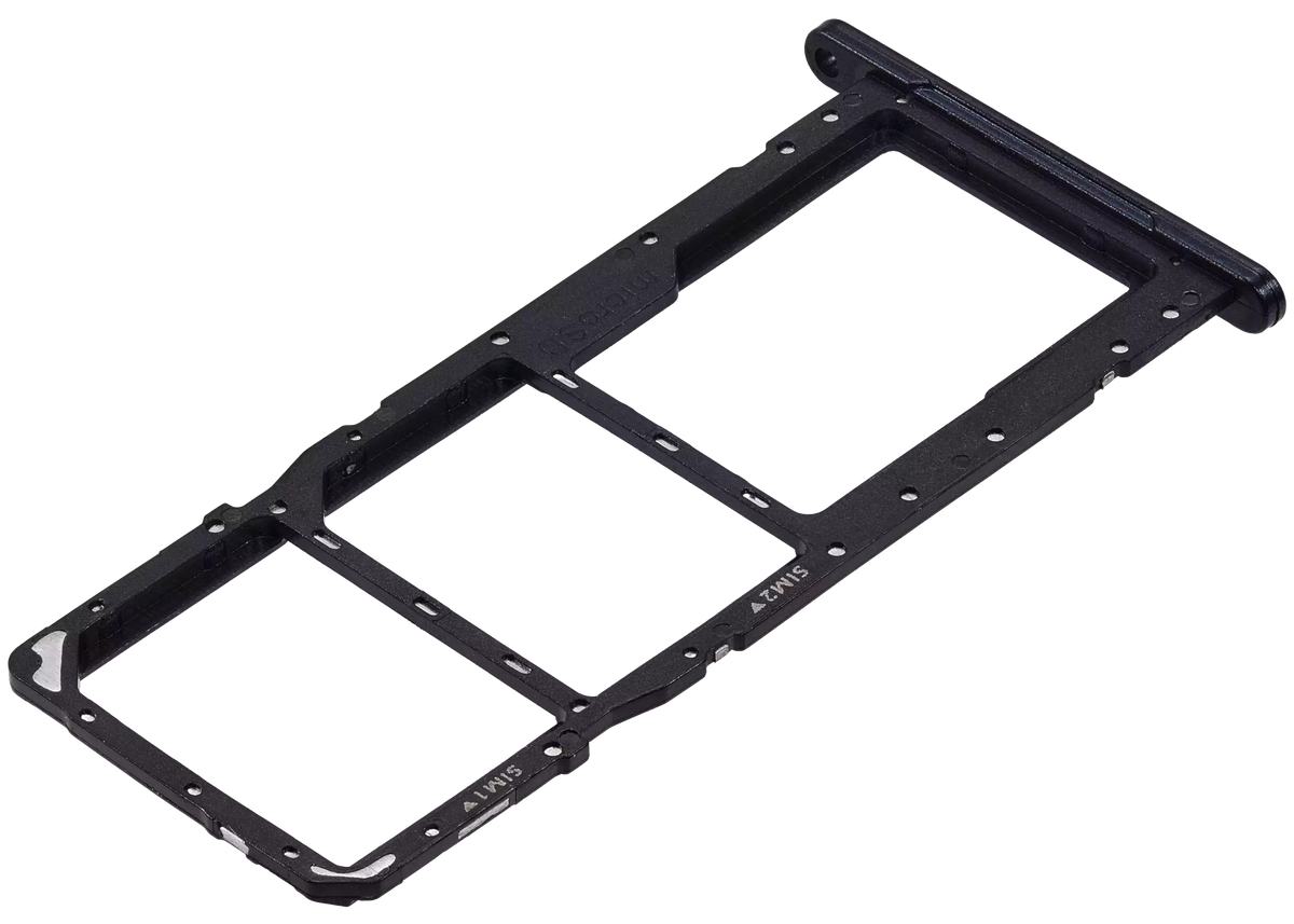 Dual Sim Card Tray Compatible For Samsung Galaxy A06 (A065 / 2024) (Premium) (Black)
