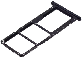 Dual Sim Card Tray Compatible For Samsung Galaxy A06 (A065 / 2024) (Premium) (Black)