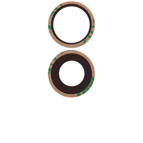 Back Camera Lens (Glass Only) With Adhesive Compatible For iPhone 16 / 16 Plus (2 Piece Set) (Real Sapphire) (Premium)