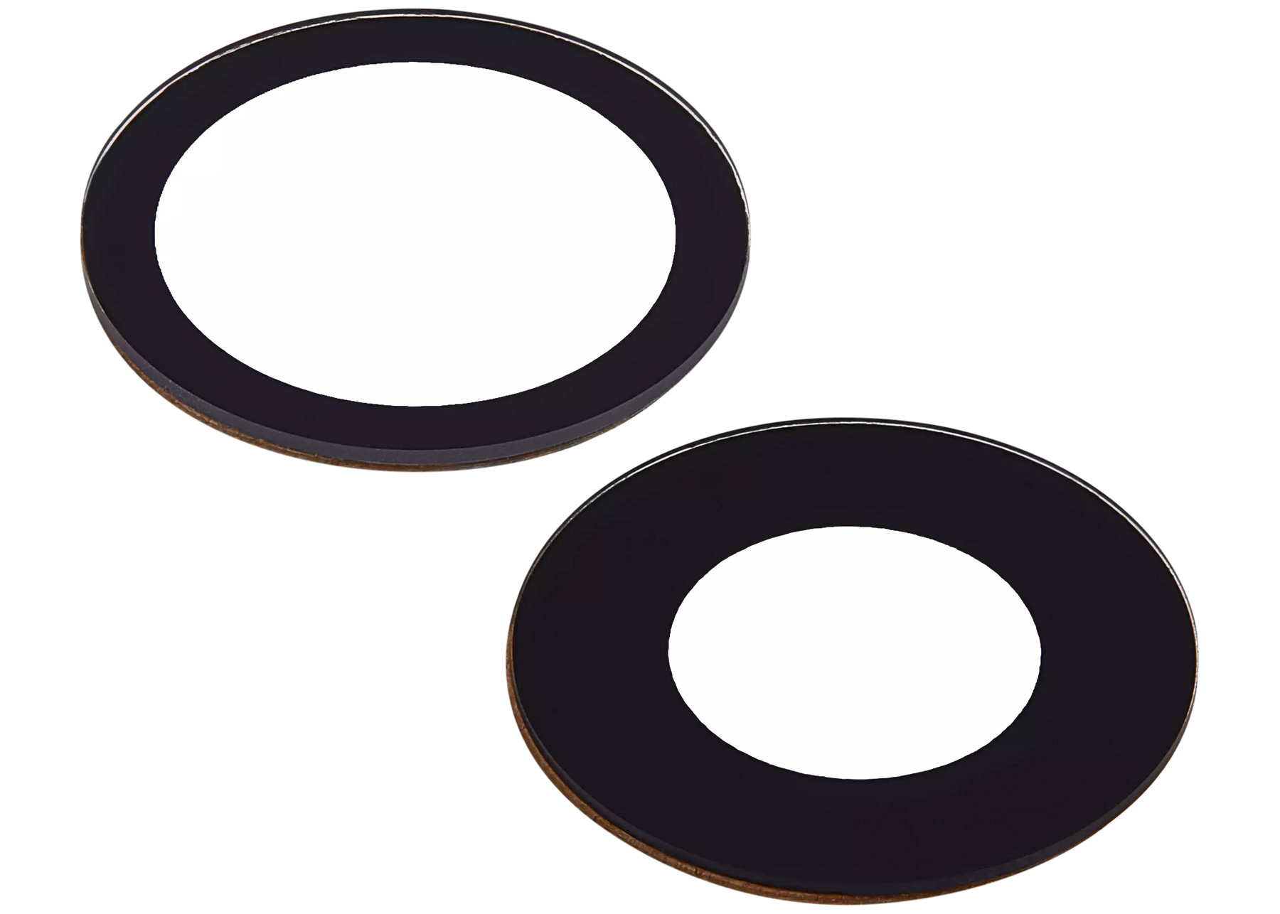 Back Camera Lens (Glass Only) With Adhesive Compatible For iPhone 16 / 16 Plus (2 Piece Set) (Real Sapphire) (Premium)