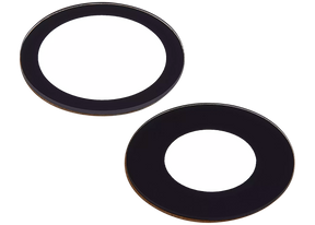 Back Camera Lens (Glass Only) With Adhesive Compatible For iPhone 16 / 16 Plus (2 Piece Set) (Real Sapphire) (Premium)