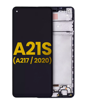 LCD Assembly With Frame Compatible For Samsung Galaxy A21s (A217 / 2020) (Refurbished) (All Colors)