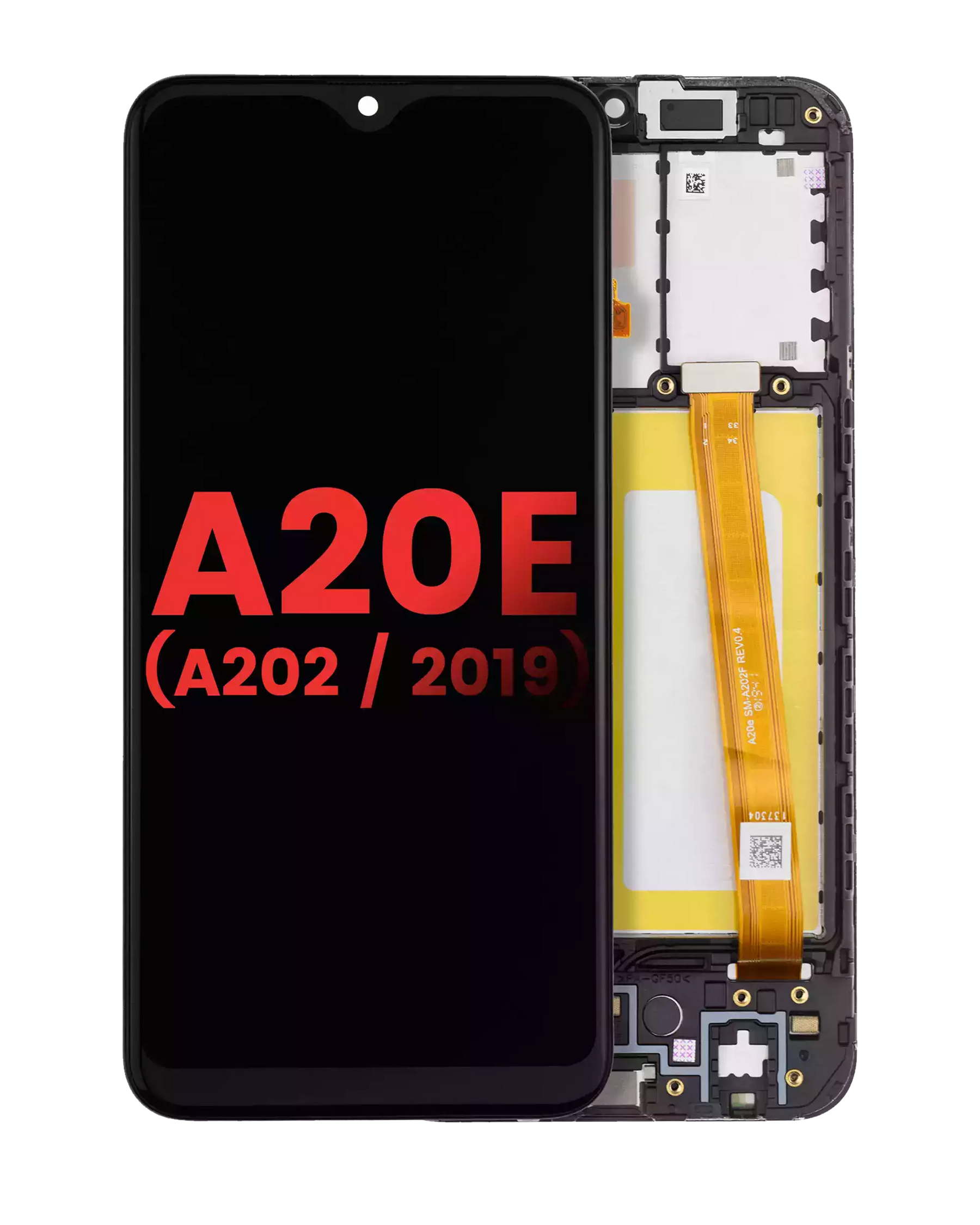 LCD Assembly With Frame Compatible For Samsung Galaxy A20e (A202 / 2019) (Vemake) (All Colors)