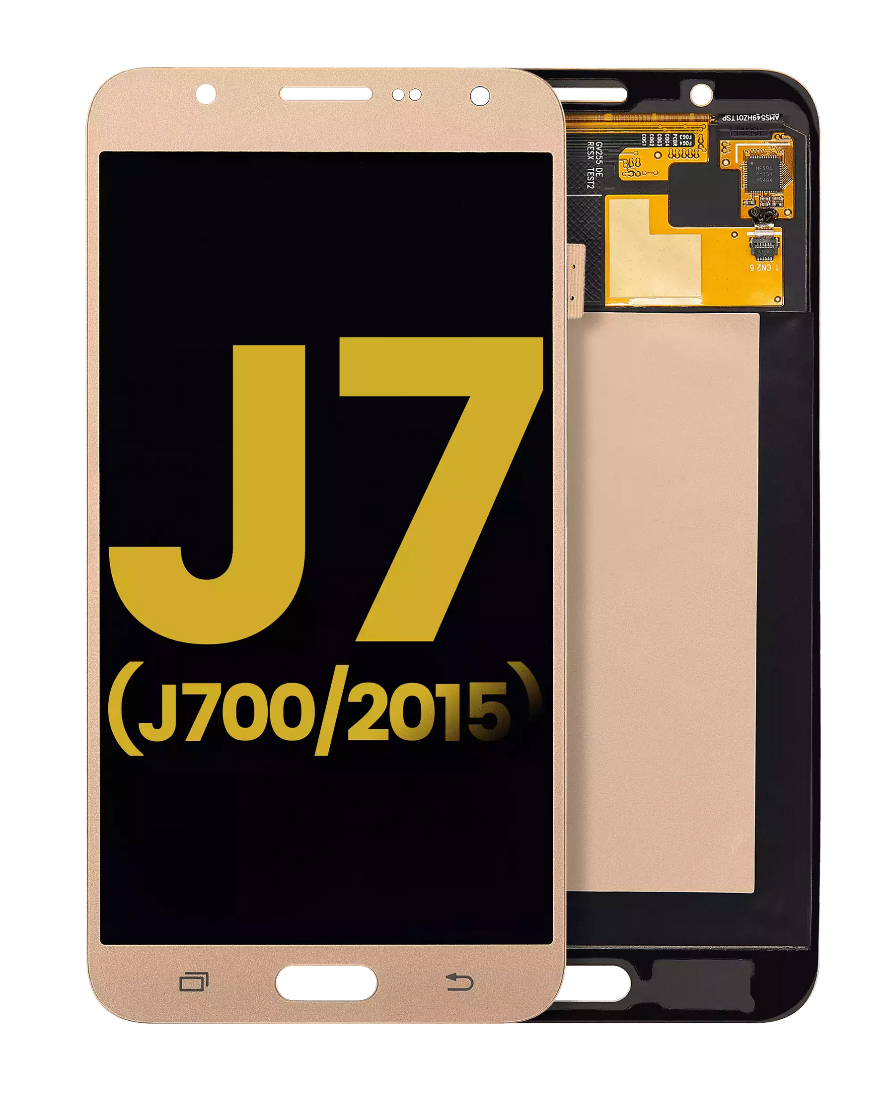 OLED Assembly Without Frame Compatible For Samsung Galaxy J7 (J700 / 2015) (Refurbished) (White)