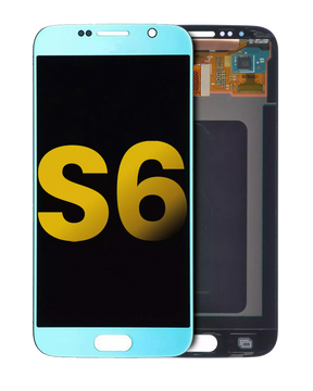 Replacement OLED Assembly Without Frame Compatible For Samsung Galaxy S6 (Refurbished) (Blue Topaz)
