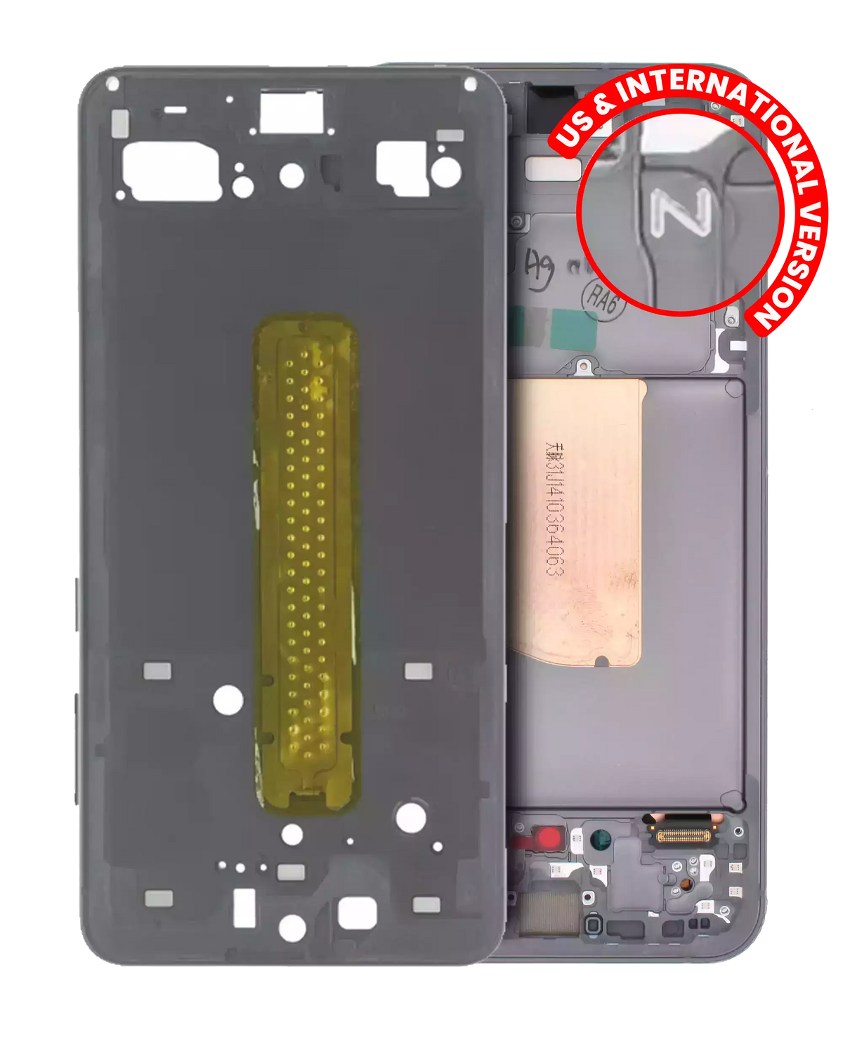 Mid-Frame Housing Compatible For Samsung Galaxy S23 FE (US & International Version) (Graphite)