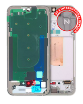 Mid-Frame Housing Compatible For Samsung Galaxy S23 FE (US & International Version) (Cream)