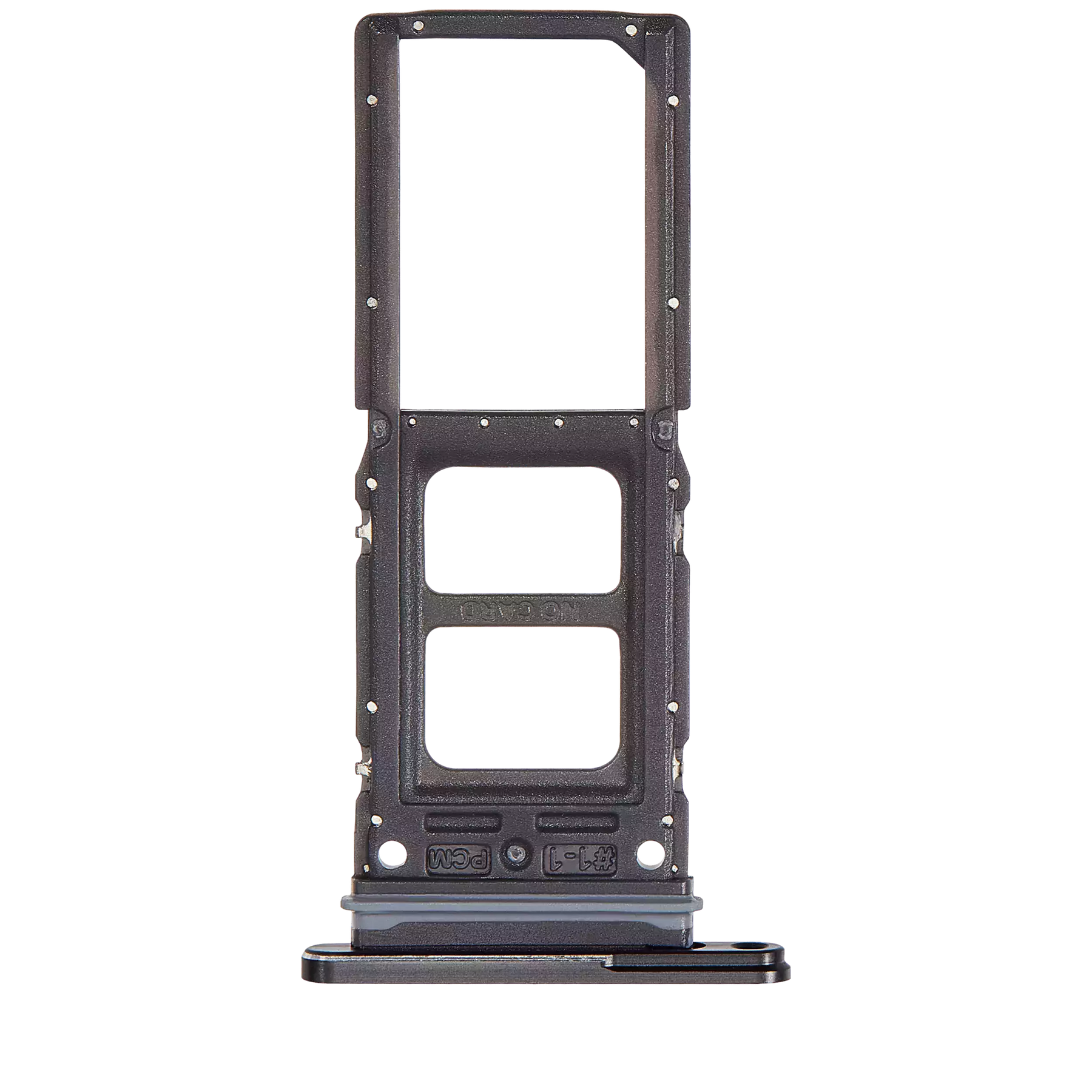 Single Sim Card Tray Compatible For Samsung Galaxy Z Fold 6 Replacement (F956) (Premium) (Black)