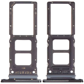 Single Sim Card Tray Compatible For Samsung Galaxy Z Fold 6 Replacement (F956) (Premium) (Black)