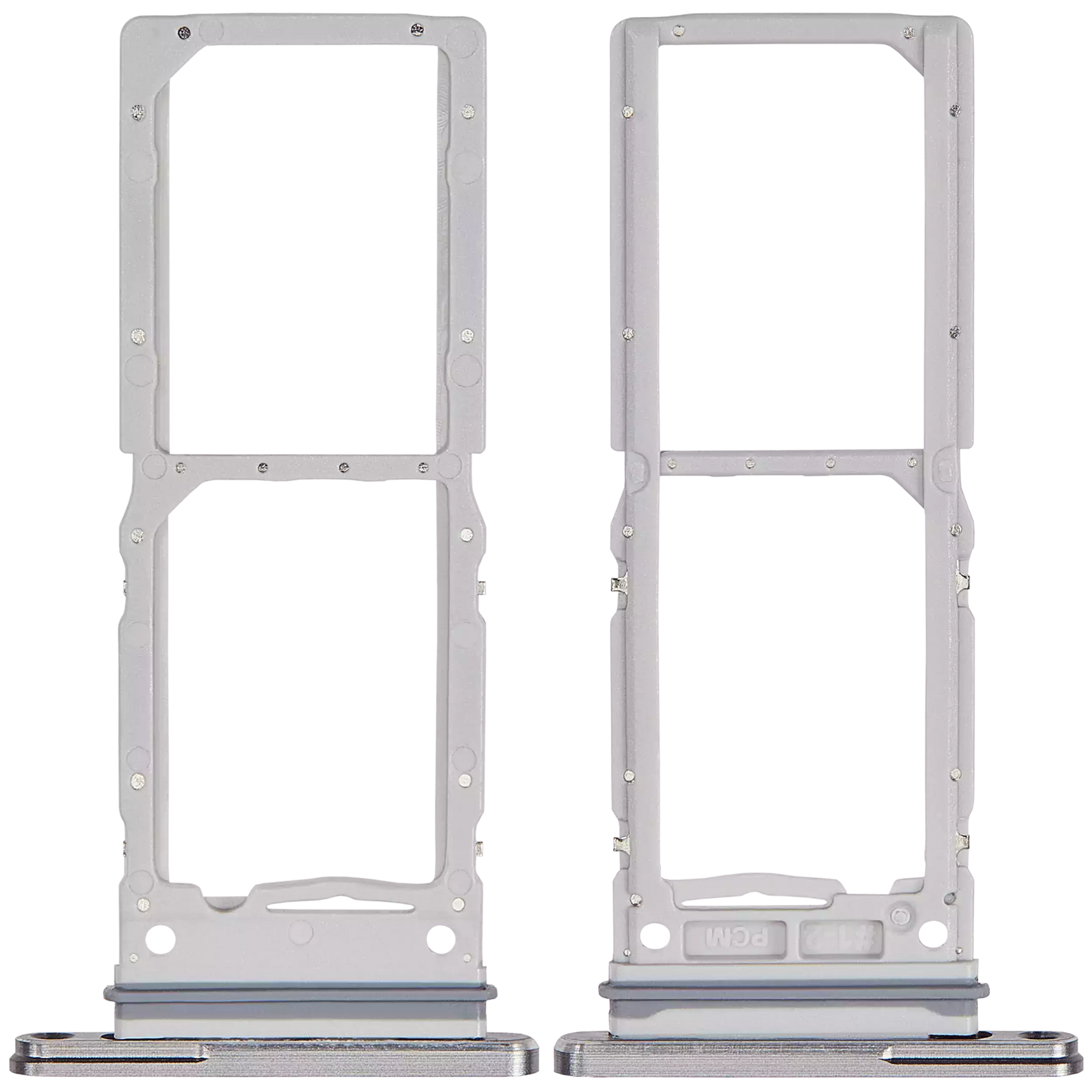 Replacement Dual Sim Card Tray Compatible For Samsung Galaxy Z Fold 6 (F956) (Premium) (Silver Shadow)